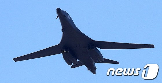 미 공군 전략폭격기 B-1B '랜서'./뉴스1 © News1 오장환 기자