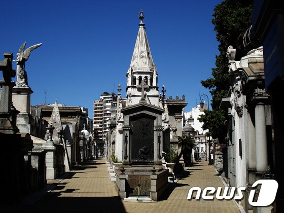 아르헨티나 부에노스아이레스에 있는 '레콜레타 묘지'© News1