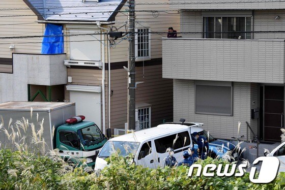일본 가나가와(神奈川)현의 한 아파트에서 31일 절단된 시신 9구가 발견돼 경찰이 수사하고 있다. © AFP=뉴스1 