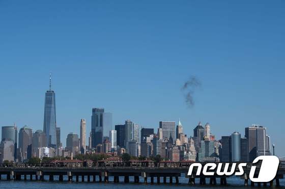 미국 뉴욕 맨해튼 전경.  © AFP=뉴스1