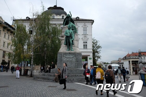 프례셰렌 광장. © News1 윤슬빈 기자