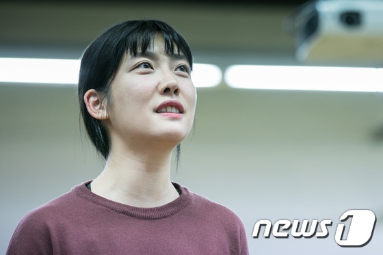 연극 '말들의 집' 연습 장면. 백혜경 배우© News1