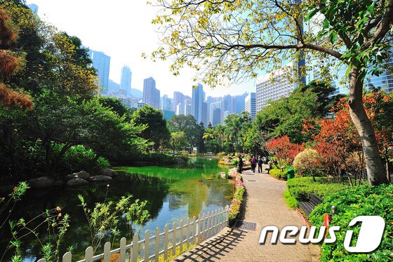 홍콩 공원. 쿨애스펙스 제공.© News1
