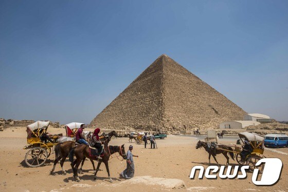 이집트 쿠푸왕의 무덤인 대피라미드(자료사진) © AFP=뉴스1