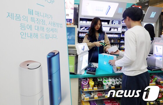  KT&G의 궐련형 전자담배 '릴(lil)' 판매시작