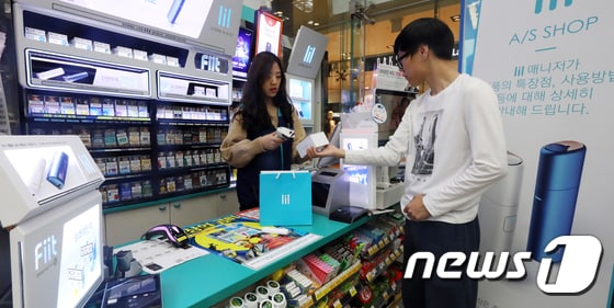  KT&G의 궐련형 전자담배 '릴(lil), 서울시내 GS마트에서 판매시작