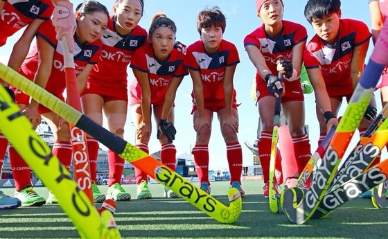 한국 여자 하키 대표팀. (대한하키협회 제공). © News1