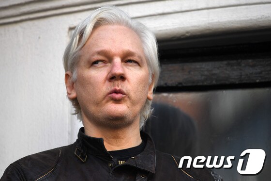 위키리크스 창립자 줄리언 어산지. © AFP=뉴스1