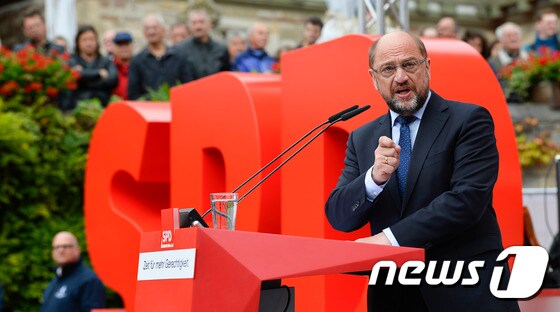 마틴 슐츠 독일 사회민주당(SPD) 대표. © AFP=뉴스1