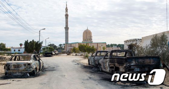 이집트 시나이반도의 이슬람 사원에서 테러가 발생해 300여명이 목숨을 잃었다. © AFP=뉴스1