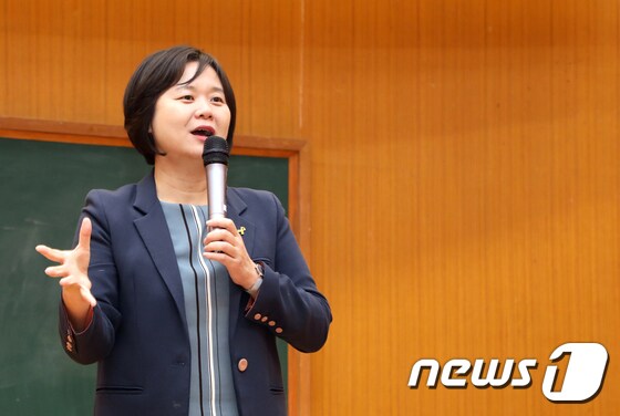이정미 정의당 대표. /뉴스1 © News1 한산 기자