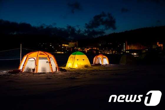 겨울 캠핑 이미지© News1