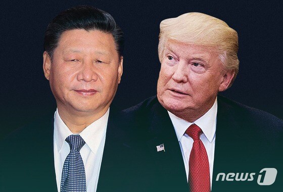 도널드 트럼프 미국 대통령과 시진핑(習近平) 중국 국가주석 © News1 방은영 디자이너