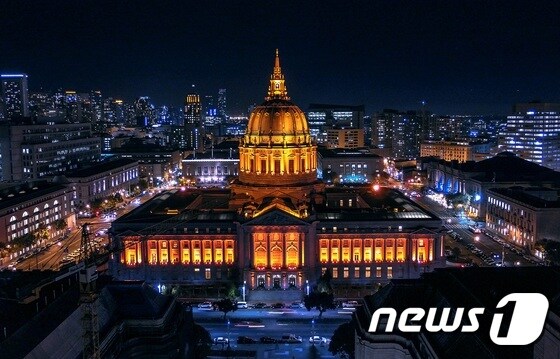 시청 건물. 샌프란시스코관광청 제공.© News1