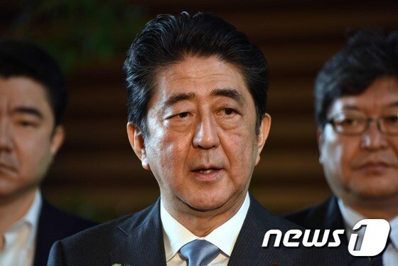 아베 신조 일본 총리© AFP=뉴스1