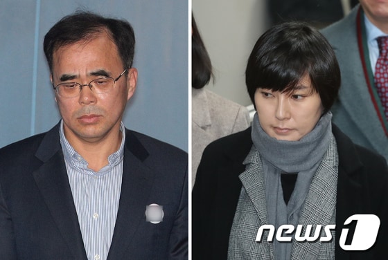 김종 전 문체부 차관(왼쪽)과 최순실씨 조카 장시호씨.   © News1