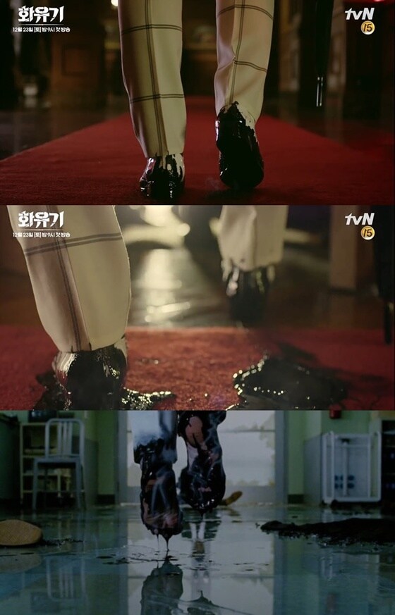 © News1 위 tvn '화유기' 티저 영상 캡처/ 아래 영화 '콘스탄틴' 한 장면