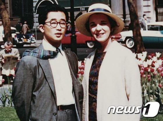 조선이 마지막 황태자 이구 선생과 줄리아 리 부부(출처: 고궁박물관)© News1