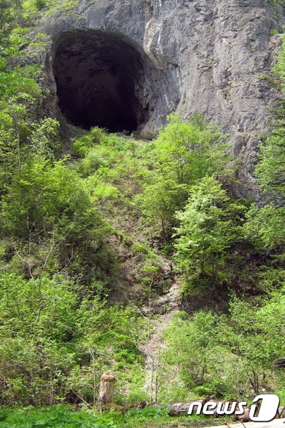 악마문 동굴 입구. © News1