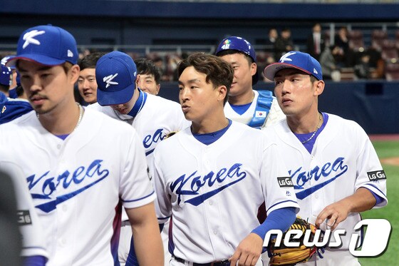 한국 야구대표팀이 WSBC 랭킹 3위를 유지했다. /뉴스1 © News1 황기선 기자