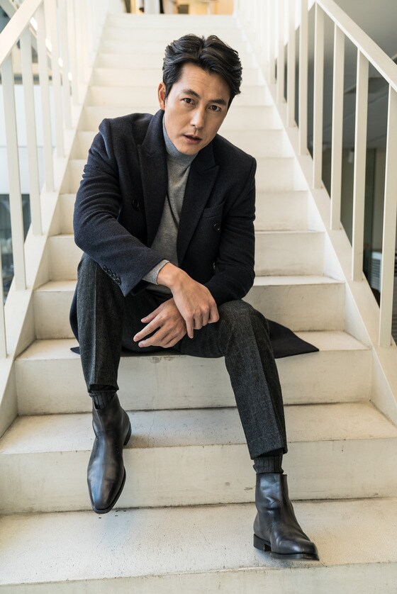 배우 정우성이 영화 '더 킹' 속 캐릭터 한강식에 대해 이야기했다. © News1star / 아티스트 컴퍼니