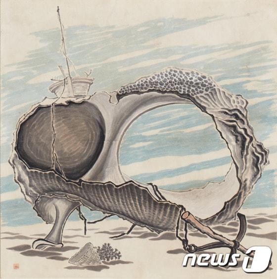 권영우 '바닷가의 환상' 1958 (국제갤러리 제공) © News1