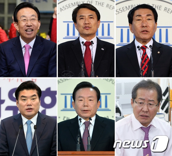 한국당 '김관용·김진태·안상수·원유철·이인제·홍준표 1차 컷오프 통과'