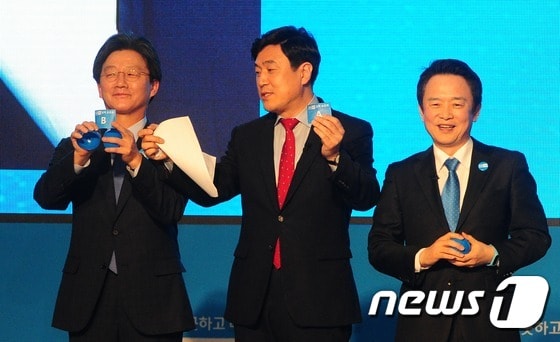유승민(왼쪽), 남경필(오른쪽) 바른정당 대선주자 /뉴스1 © News1 여주연 기자