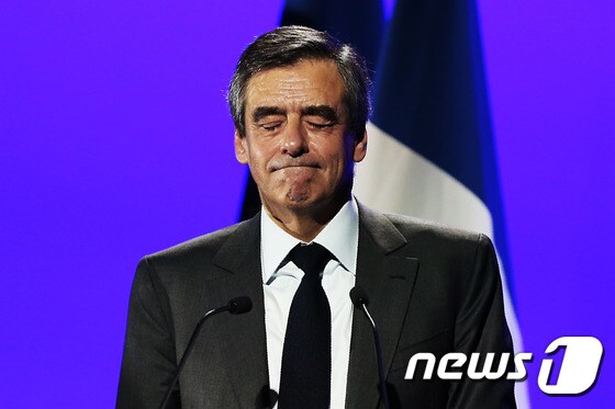 프랑스의 중도 우파 프랑수아 피용 대선 후보 © AFP=뉴스1