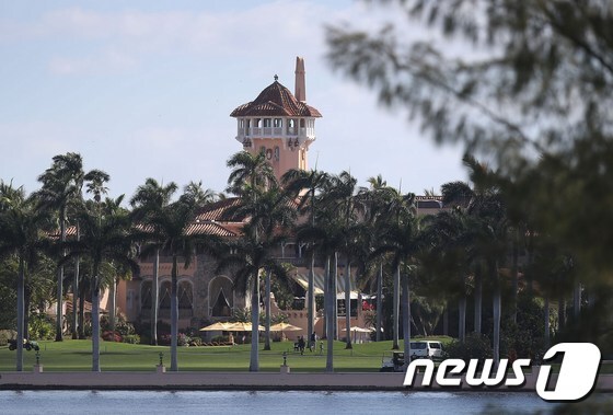 도널드 트럼프 미국 대통령이 소유한 플로리다 주 팜비치의 마라라고 리조트. © AFP=뉴스1