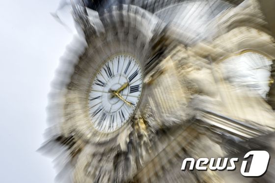 프랑스 서부 낭트의 시계탑. © AFP=뉴스1