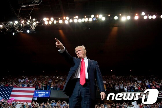 도널드 트럼프 미국 대통령이 © AFP=뉴스1