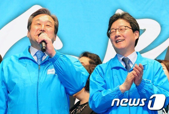 김무성 바른정당 고문, 유승민 의원. © News1 여주연 기자