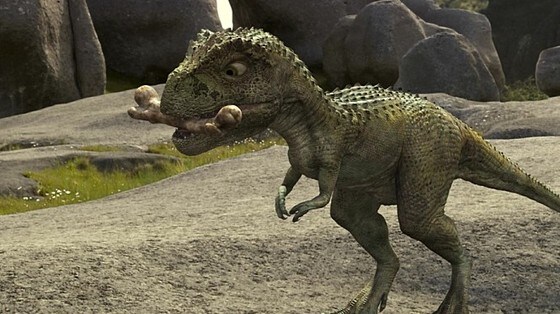 애니메이션 '점박이 : 한반도의 공룡3D'의 주인공인 '타르보사우르스' 점박이. © News1