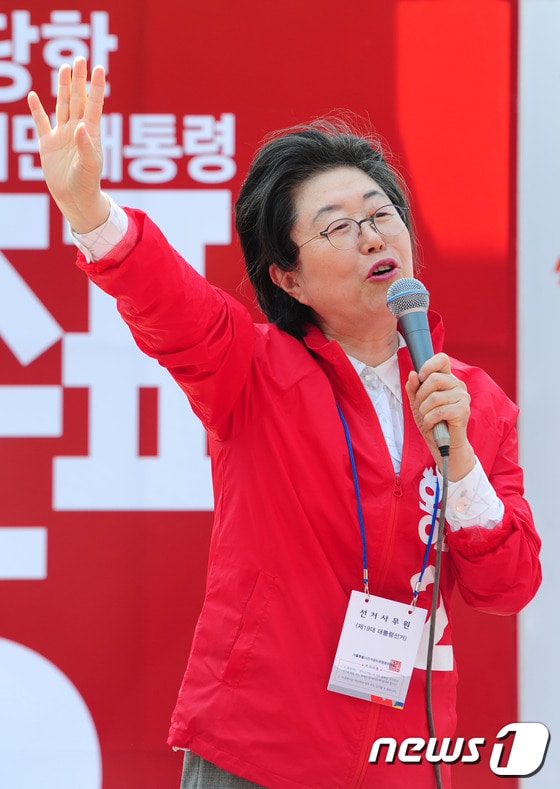 바른정당 탈당 이은재 '홍준표 지지호소'