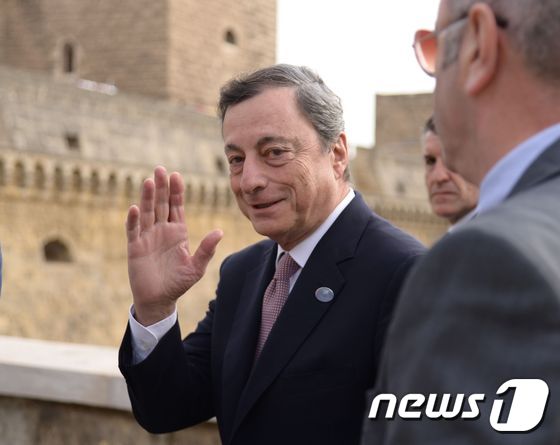 마리오 드라기 유럽중앙은행(ECB) 총재. © AFP=뉴스1