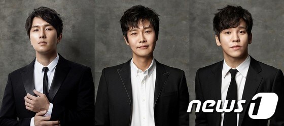 뮤지컬 '시라노' 역을 맡은 김동완(왼쪽부터) 류정한, 홍광호 © News1