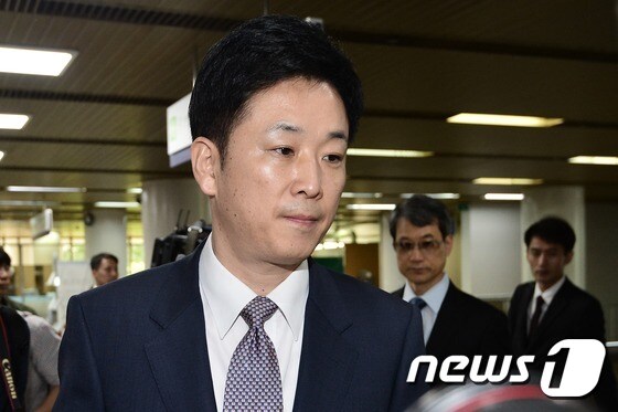 박근혜 전 대통령의 유영하 변호사. 박 전 대통령의 변호인단은 16일 변호인 사퇴서를 법원에 제출했다. © News1 민경석 기자
