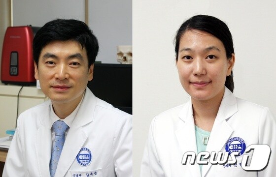 분당차병원 김옥준(왼쪽), 신정원 교수팀.© News1