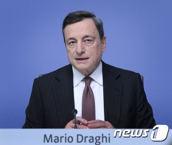 마리오 드라기 유럽중앙은행(ECB) 총재. © AFP=뉴스1