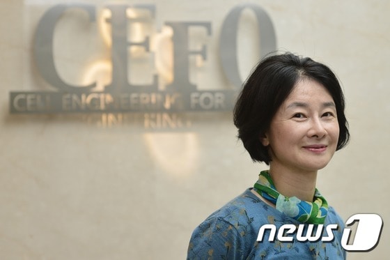 박현숙 세포바이오 대표는 탯줄서 나온 줄기세포로 '무혈성괴사' 치료제를 개발 중이라고 밝혔다. © News1 민경석 기자