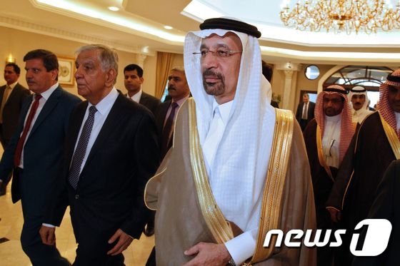 칼리드 알 팔리 사우디아라비아 에너지장관. / AFP PHOTO / SABAH ARAR © AFP=뉴스1