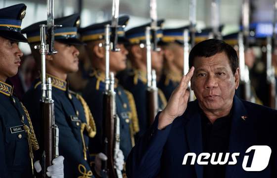 로드리고 두테르테 필리핀 대통령© AFP=뉴스1