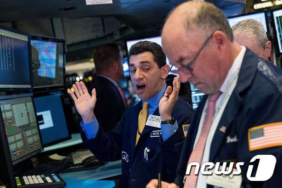 뉴욕증권거래소(NYSE).  © AFP=뉴스1