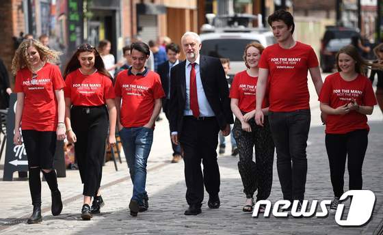 제러미 코빈 영국 노동당 당수. © AFP=뉴스1
