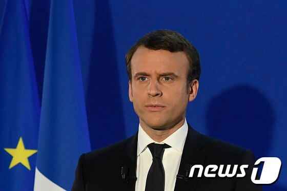 에마뉘엘 마크롱 프랑스 대통령 당선인. © AFP=뉴스1