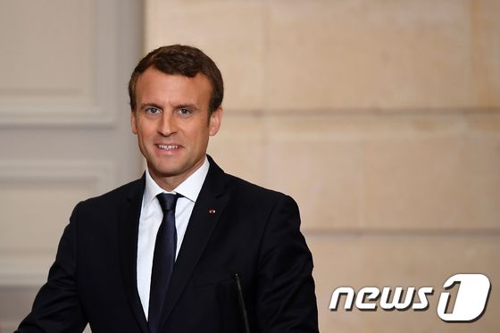 에마뉘엘 마크롱 프랑스 대통령.  © AFP=뉴스1