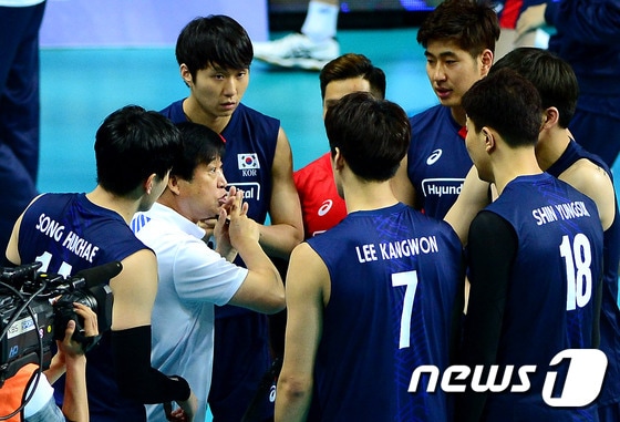 한국 남자배구 대표팀./뉴스1 DB © News1 박정호 기자