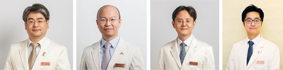 삼성서울병원 유방암센터 김석원(왼쪽부터), 이정언, 전병준, 유재민 교수 © News1