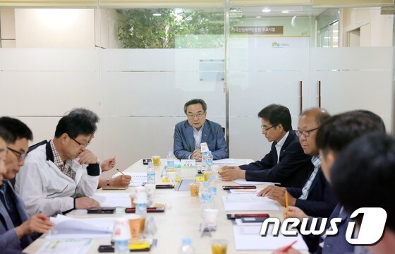 윤영균 한국산림복지진흥원장이 인사말을 하고 있다. © News1